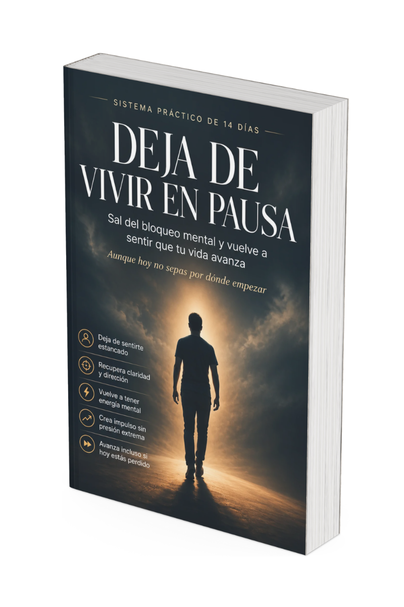 Deja de Vivir en Pausa, método de 14 días para recuperar motivación real sobre tu vida