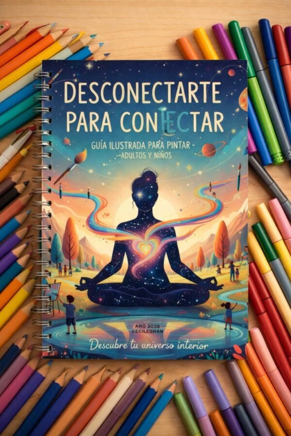 Desconéctate para Conectar (Guía ilustrada para pintar)